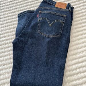 Levi's 501 Women’s Dark Indigo Straight Leg Jeans